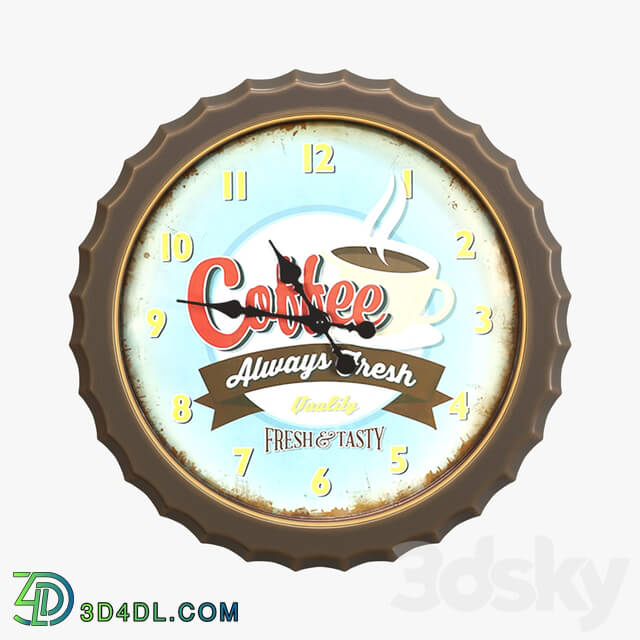 Watches _ Clocks - Coffee clock