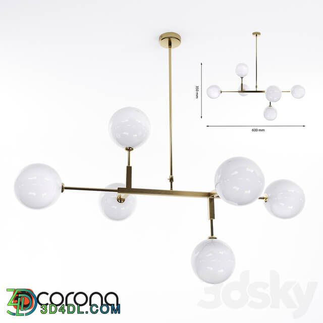 Ceiling light - Chandelier from the ORB B series