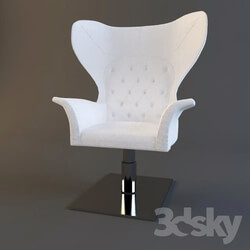 Arm chair - armchair york white_leather 