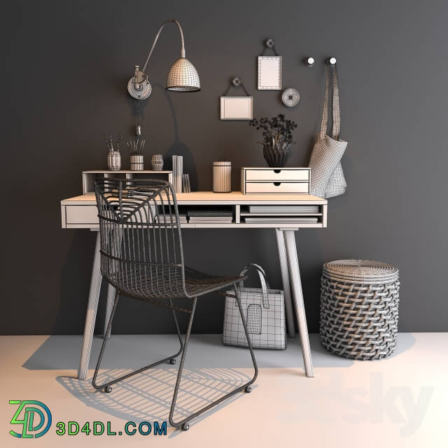 Table _ Chair - Home workspace set