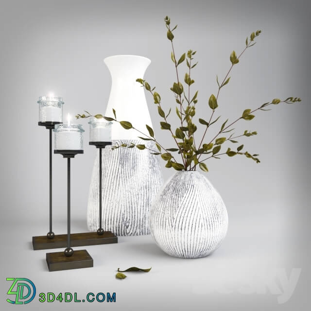 Decorative set - Decorative set with sprigs