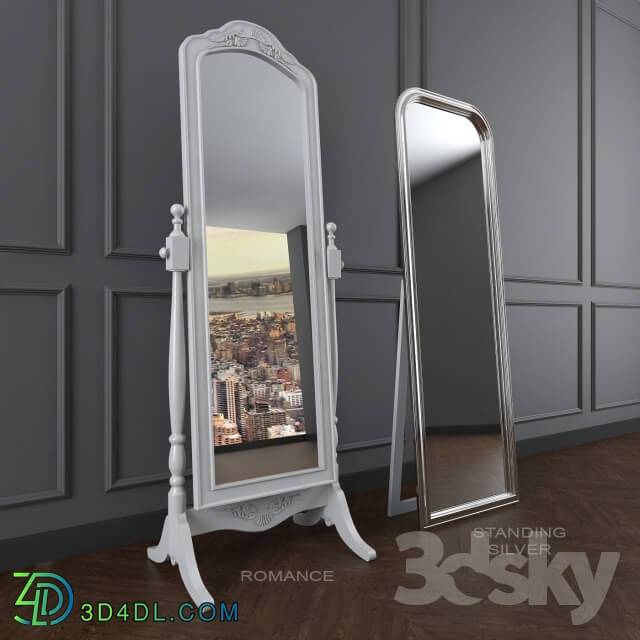 Mirror - Mirrors Standing Silver 9995.CHN and ROMANCE