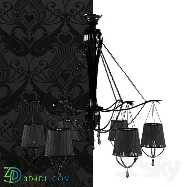 Ceiling light - Chandelier Black Prince