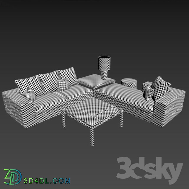 Sofa - Visionnaire Babylon sofa set