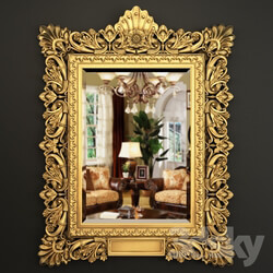 Mirror - Richly Carved And Gilf Frame 