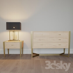 Sideboard _ Chest of drawer - bedside table and chest of drawers ALEXANDRA COLLECTION 