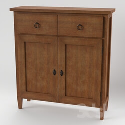 Sideboard _ Chest of drawer - Stretto Nero Noce Cabinet 