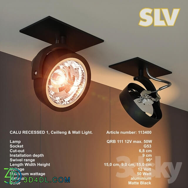 Spot light - SLV CALU RECESSED 1