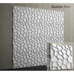3D panel - Bubble line 