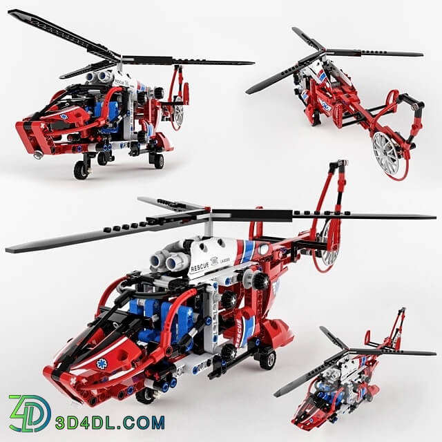 Toy - Lego Technic Rescue Helicopter