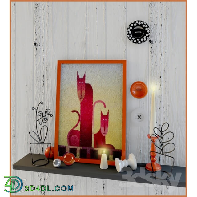 Decorative set - Decorative set with cats