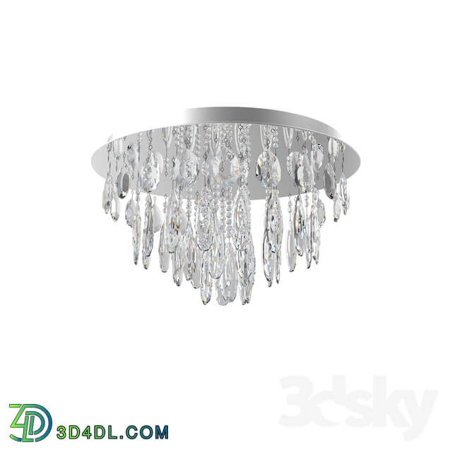 Ceiling light - 93413 Ceiling light fitting CALAONDA_ 7x33W _G9__ Ø580_ chrome _ crystal