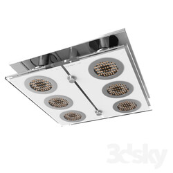 Ceiling light - 30932 LED chandelier CABO_ 6X3W _GU10__ 340X340_ chrome _ glass 