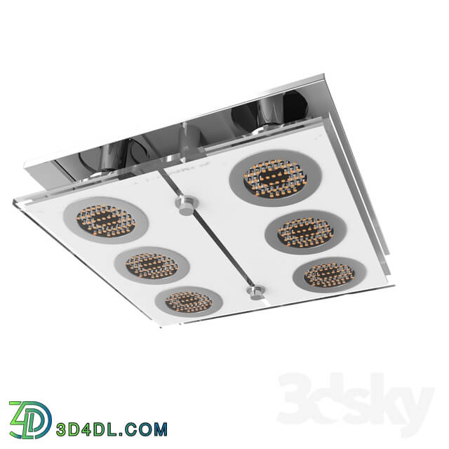 Ceiling light - 30932 LED chandelier CABO_ 6X3W _GU10__ 340X340_ chrome _ glass