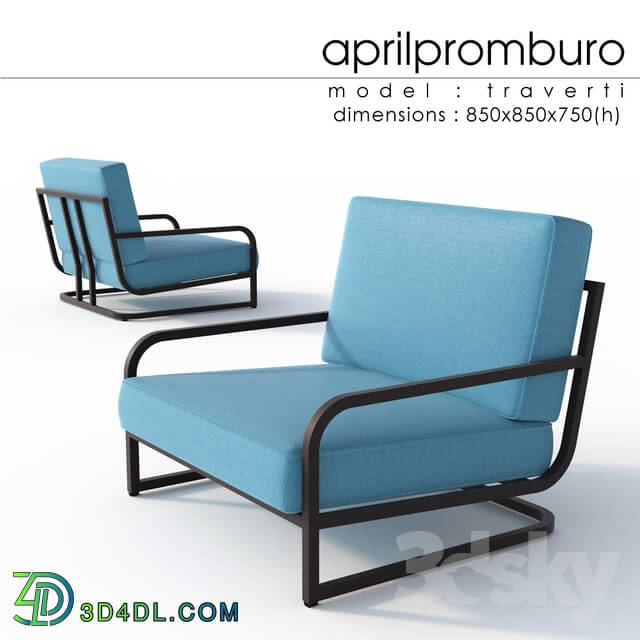 Arm chair - _OM_ Aprilpromburo Traverti chair