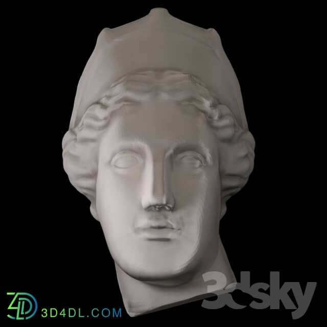 Sculpture - Plaster Head Venus Capua