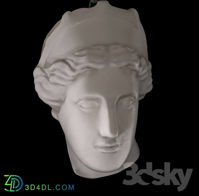 Sculpture - Plaster Head Venus Capua