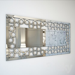Mirror - Paloma Silver Modern Rectangular Mirror 