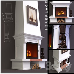 Fireplace - Fireplace wall 