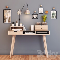 Table - Desktop with decor 