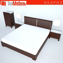 Other - Bed with side tables and a dresser Madrid _ Top Furniture 