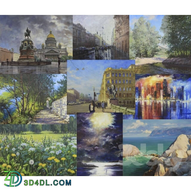 Miscellaneous - Classical landscape works Paintmart