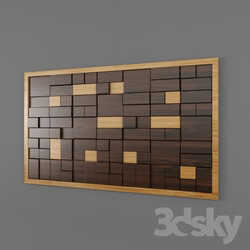 Other decorative objects - Wooden 3D Wall 