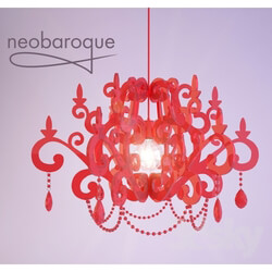 Ceiling light - neobaroque crystal 