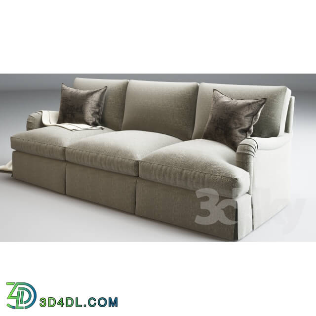 Sofa - Baker_Churchill Dressmaker Sofa No. 6122S