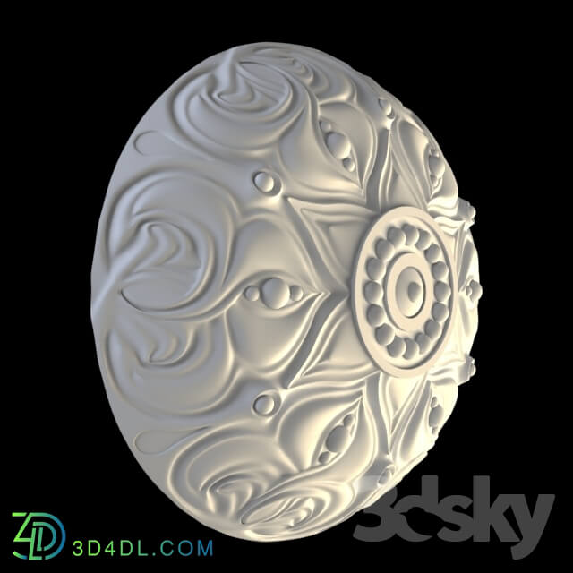 Decorative plaster - Rosette Hermitage P60