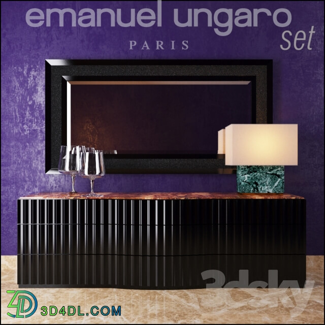 Sideboard Chest of drawer Emanuel Ungaro set