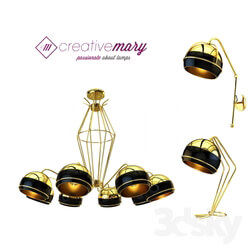 Ceiling light - The Black Widow by Creative Mary 