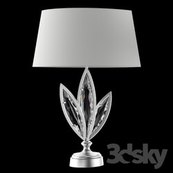 Table lamp - Fine Art Lamps 854610-12 _Silver_ faceted crystals_ 