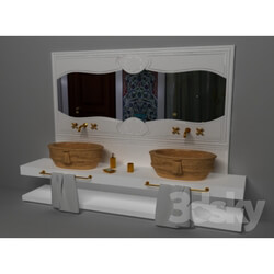 Bathroom furniture - Sinks_ mirror 