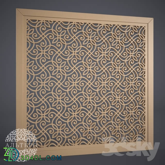 Other decorative objects - AlteroStyle Carved panel MDF RV0005