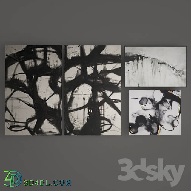 Frame - Abstract paintings by zgallerie