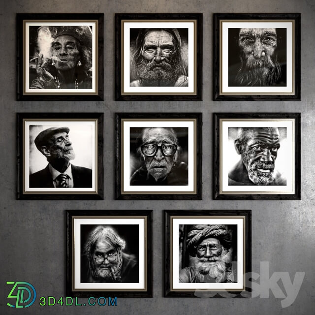 Frame - Art Old people