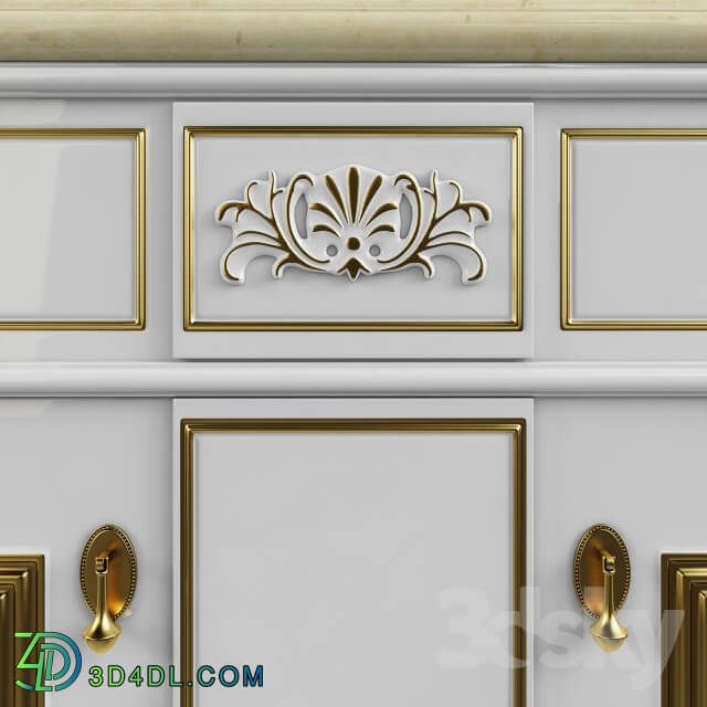 Bathroom furniture - Misty _Manuella GOLD - 105_