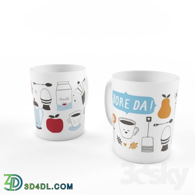 Tableware - Welsh mugs