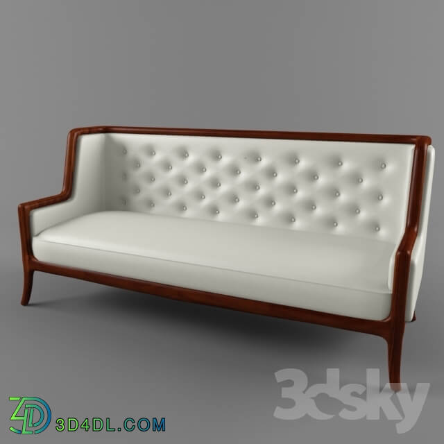 Sofa - white leather sofa art. JSL 3711b Eurasia