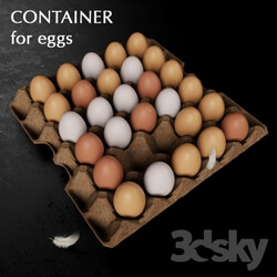 Food and drinks - Sontainer for eggs 