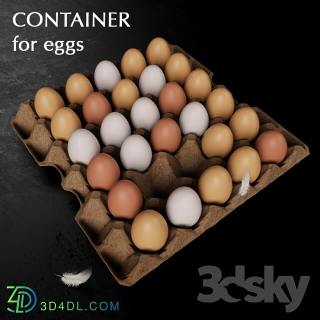 Food and drinks - Sontainer for eggs