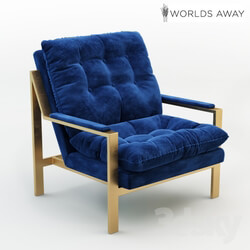 Arm chair - Worlds Away Cameron Gnavy 
