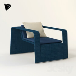 Arm chair - Paola Lenti Frame Arm Chair 