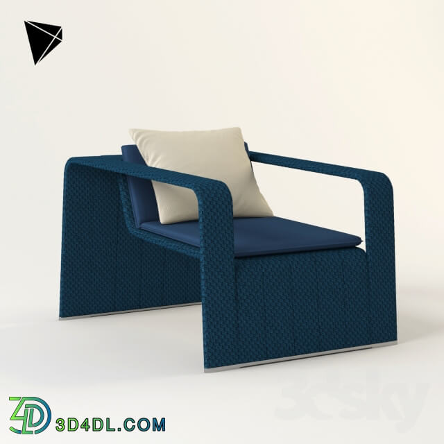 Arm chair - Paola Lenti Frame Arm Chair