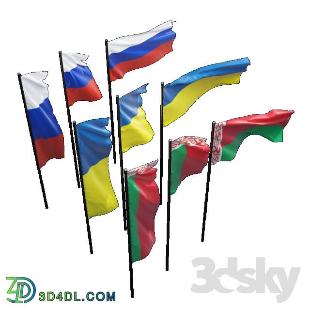 Other architectural elements - Flags