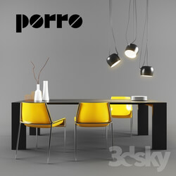 Table _ Chair - Porro Set 01 