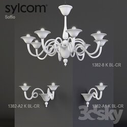 Ceiling light - Sylcom Soffio 1382-8 _ A1 _ A2 