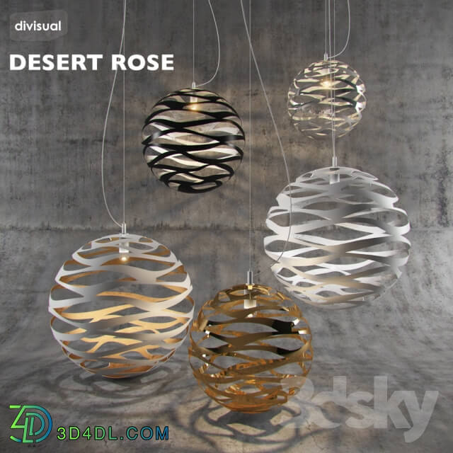 Ceiling light - Divisual - Desert rose