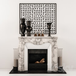 Fireplace - Decorative set 